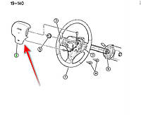 Подушка безопасности руля MOPAR 4856623 Jeep Grand Cherokee