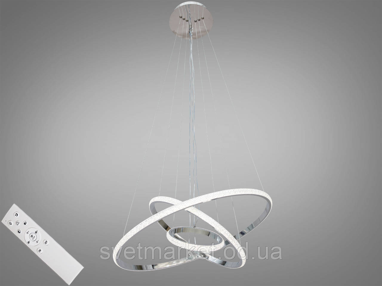 Підвісна люстра MD77077-3HR-600+400+200 dimmer, фото 1