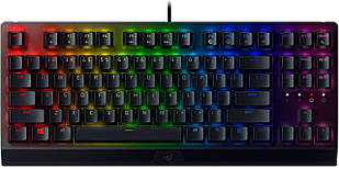 Клавіатура механічна Razer BlackWidow V3 TKL 87key, Green Switch, USB-A, EN/RU, RGB, чорний Baumar - Порадуй Себе