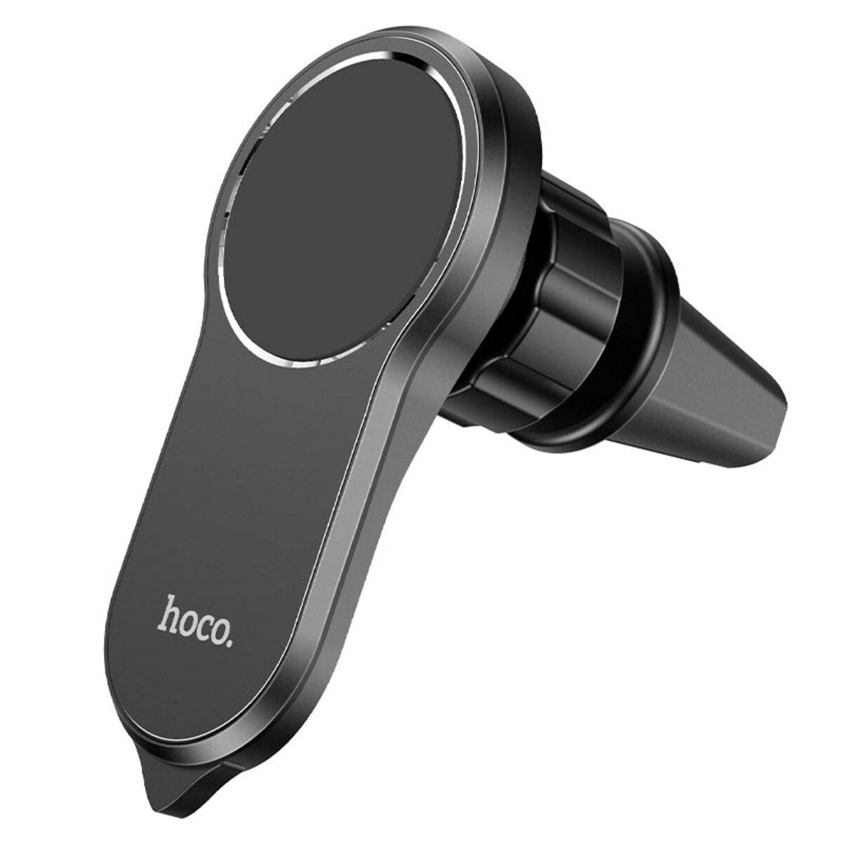 Автотримач для телефона HOCO CA96 Imperor multi-function air outlet car holder Black