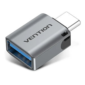 Адаптер Vention USB 3.0 Female To Type-C Male Gray