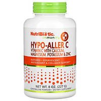 NutriBiotic, Витамины Immunity, Hypo-Aller C, Vitamin C with Calcium, Magnesium, Potassium & Zinc ( 227 грамм