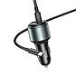 Автомобільний зарядний пристрій HOCO NZ9 Galloper 95W three-port(2C1A) car charger set(Type-C to Type-C) Black, фото 5
