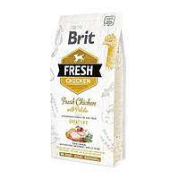 Сухой корм Brit Fresh для взрослых собак всех пород, с курицей и картофелем, 2,5 кг