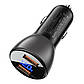 Автомобільний зарядний пристрій ACEFAST B7 metal  45W (USB-A + USB-A) with digital display, фото 4