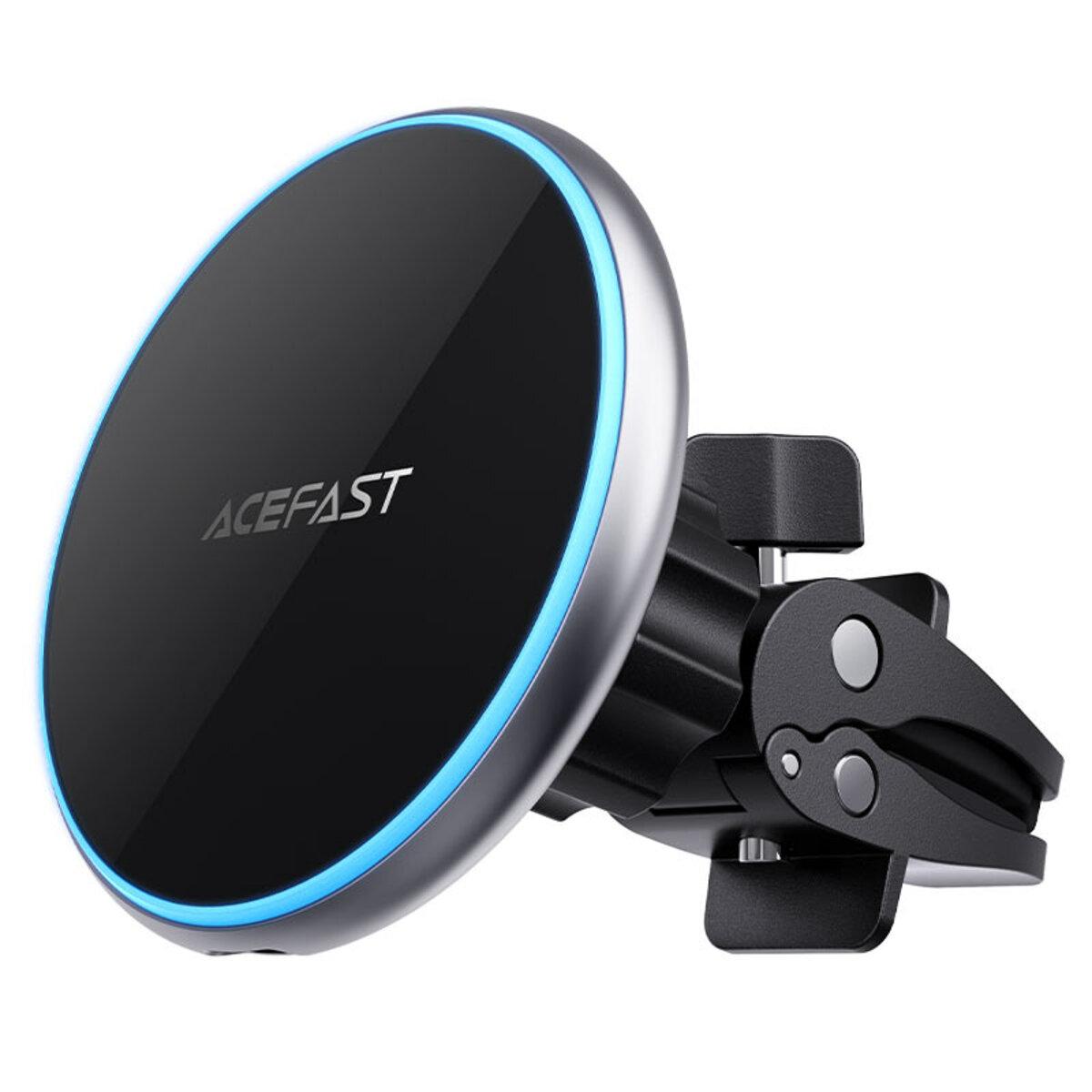 Автотримач для телефона з БЗП ACEFAST D3 magnetic wireless charging car holder Silver