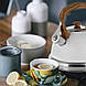 Чайник Kamille Whistling Kettle White 2.7л з нержавіючої сталі зі свистком, фото 5