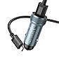 Автомобільний зарядний пристрій HOCO Z49A Level single port QC3.0 18W (Micro) Metal Gray, фото 6