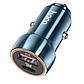 Автомобільний зарядний пристрій HOCO Z46A Blue whale PD20W+QC3.0 car charger Sapphire Blue, фото 4