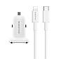 Автомобільний зарядний пристрій BOROFONE BZ12B single port QC3.0 (Type-C to Lightning) 18W White, фото 4