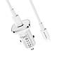 Автомобільний зарядний пристрій BOROFONE BZ12B single port QC3.0 (Type-C to Lightning) 18W White, фото 5