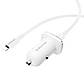 Автомобільний зарядний пристрій BOROFONE BZ12B single port QC3.0 (Type-C to Lightning) 18W White, фото 6