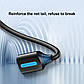 Кабель Vention USB 2.0 A Male to A Female Extension Cable 1M black PVC Type (CBIBF), фото 7