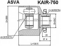 Полуось правая 2,0L diesel 5MT 2WD HYUNDAI 495002E600 на HYUNDAI TUCSON (JM)