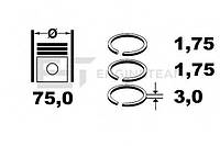 Кольца поршневые к-кт +0,25 1,5 diesel HYUNDAI 230402A901 на HYUNDAI ix20 (JC)