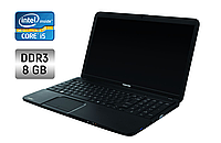 Ноутбук Toshiba Satellite C850 / 15.6" (1366x768) TN / Intel Core i5-3210M (2 (4) ядра по 2.5 - 3.1 GHz) / 8