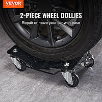 VEVOR Портативная тележка для шин 2шт 1400 кг, загружаемая электромобилем, аварийная 4-х колесная тележка для