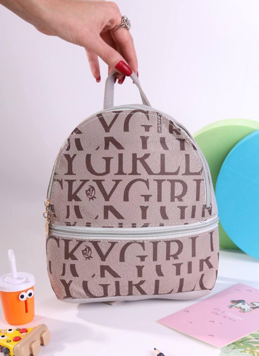 Жіночий міні-рюкзак сірий код 7-40118 4699577