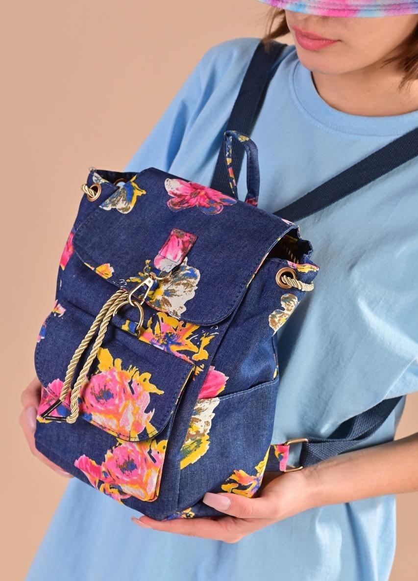 Рюкзак жіночий синій код 7-6031 4559715, фото 1