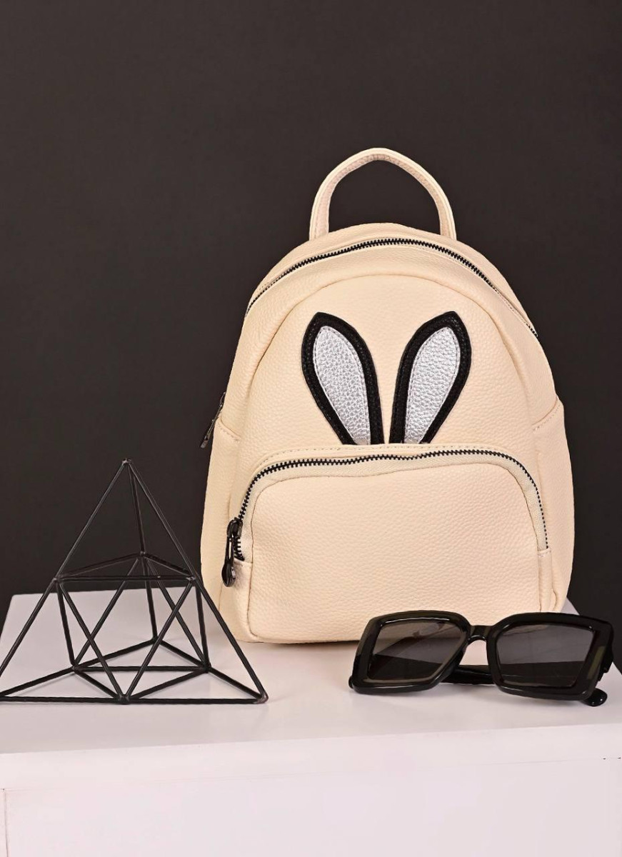 Невеликий жіночий кремовий рюкзак-код 7-70 4559108