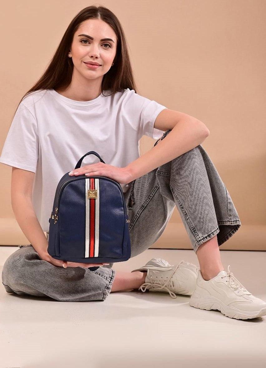 Рюкзак жіночий синій код 7-6221 4559142