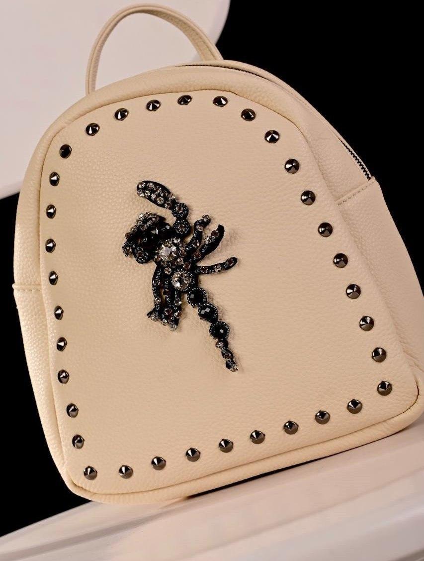 Рюкзак жіночий кремовий код 7-69 4559007, фото 1