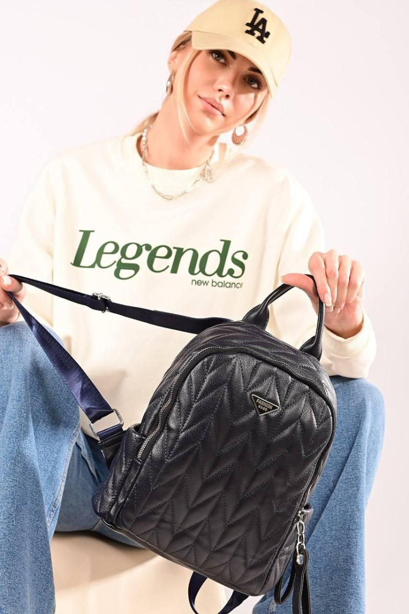 Рюкзак жіночий чорний код 7-56 4680701