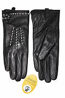 Женские кожаные черные перчатки Сенсорные Средние LYYN-1671s2