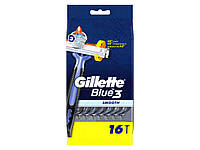 Одноразові станки Blue 3 Smooth 16 шт ТМ Gillette "Ts"