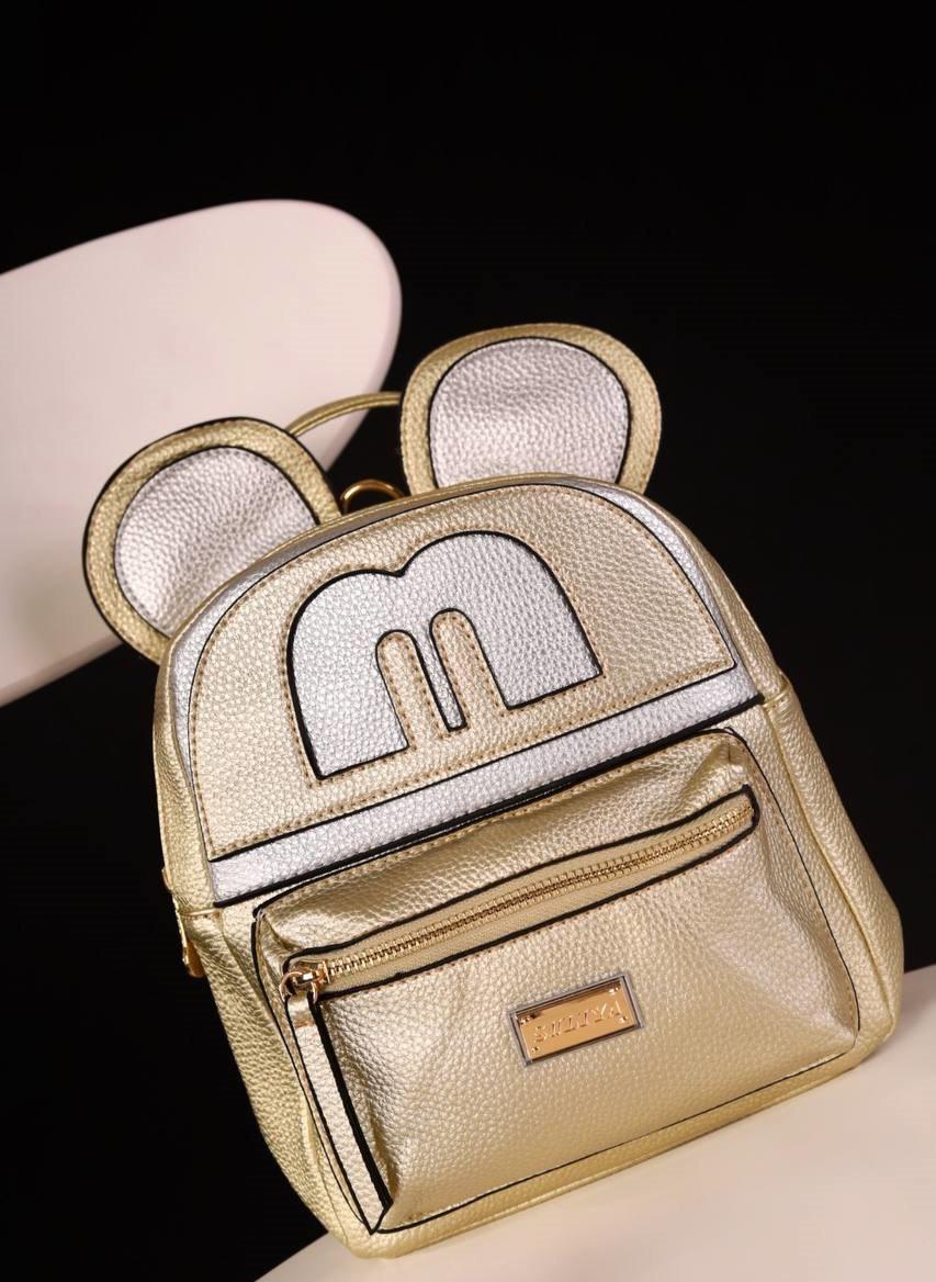 Рюкзак жіночий золотистий код 7-174 4559047, фото 1
