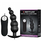 Вібратор анальний на пульті, стимулятор анальний на батарейках, Анальний ланцюжок із вібрацією, Інтимні іграшки, фото 9