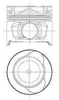 Поршень в комплекті на 1 циліндр, STD NURAL 8712340040 на RENAULT GRAN TOUR III универсал (KZ0/1)
