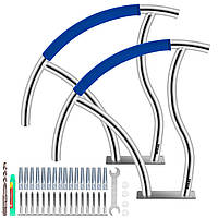 VEVOR Поручень для бассейна из нержавеющей стали 76,2x76,2 см. Поручни для бассейна с 50-сантиметровой