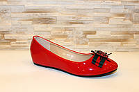 Балетки туфли женские красные Т064 Уценка (читайте описание)