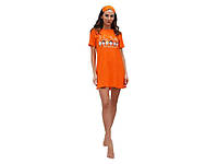 Нічна сорочка жіноча Бавовна 100% 020130082_помаранчевий друзі р.56 ТМ LUCCI "Kg"