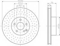 A_Диск, гальмівний, MB, W220, F, BOSCH, 986478470, на, MERCEDES-BENZ, S-CLASS, седан, (W220)