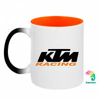 Кружка-хамелеон двухцветная KTM Racing
