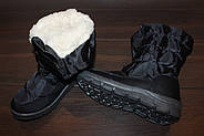 Чоботи дутики зимові жіночі чорні С233, фото 3