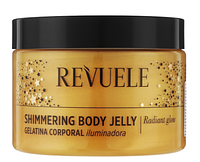 Мерцающее золотое желе для тела Revuele Shimmering Body Jelly Gold