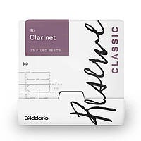 Трости для кларнета D'Addario DCT0130-B25 Reserve Classic - Bb Clarinet 3.0 - 25 Box