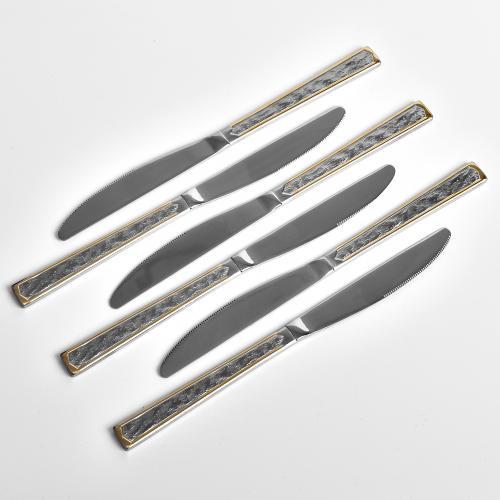 Набір столових ножів "Grotta" Stenson R92115 нержавіюча сталь 6шт/наб