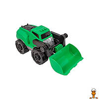 Игровая автомодель трактор, с ковшом, детская, зеленый, от 3 лет, Технок 8553TXK(Green)