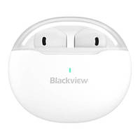 Навушники з мікрофоном Blackview TWS AirBuds 6 White бездротові Bluetooth 119дБ (6931548308041)