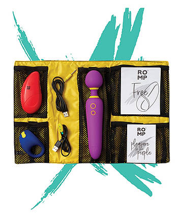 Набір секс-іграшок для пари Romp Pleasure, 3 іграшки, фото 1