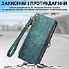 Чохол для Samsung Galaxy S24 Ultra книжка ШКІРЯНИЙ з гаманцем візитницею ремінцем підставкою протиударний "LINERO", фото 5