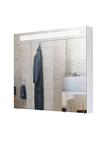 Дзеркальна шафа Мойдодир Лагуна ЗШ-100х80 з підсвічуванням
