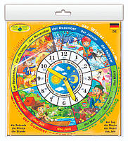 Дитяча настільна гра "Годинник" Germany 82814 німецькою мовою Ама