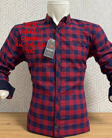 Батальна сорочка G-port у клітинку, фото 1