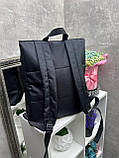 АКЦІЯ! S. W. - два окремих відділення - стильний, великий, вмісткий рюкзак під клапаном на застібках (5138), фото 5