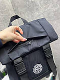 АКЦІЯ! S. W. - два окремих відділення - стильний, великий, вмісткий рюкзак під клапаном на застібках (5138), фото 7